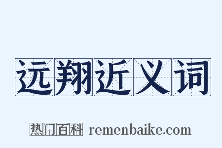 远翔近义词是什么意思的图片